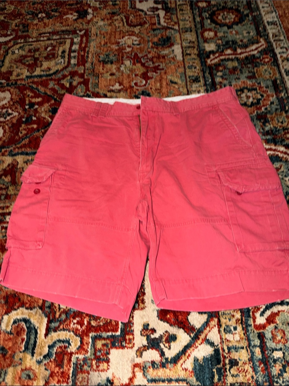 Polo by Ralph Lauren Red Cargo Shorts